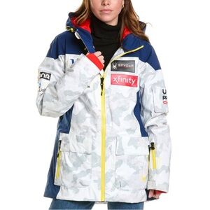 SPYDER US SKI TEAM CAMO USST ALPINE TEAM GTX SNOW JACKET XFINITY VISA